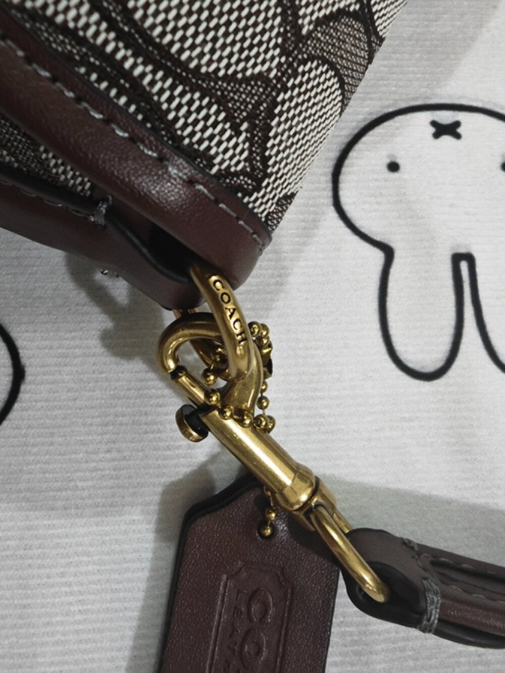 Coach Monogram Pattern Handbag - Picture 3 of 10